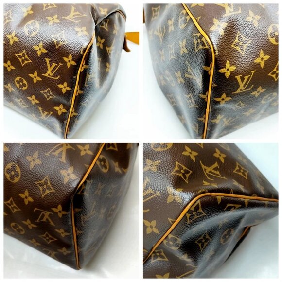 Louis Vuitton LV Hand Bag Speedy 30 Brown Monogram 800-082125 - Picture 6 of 13